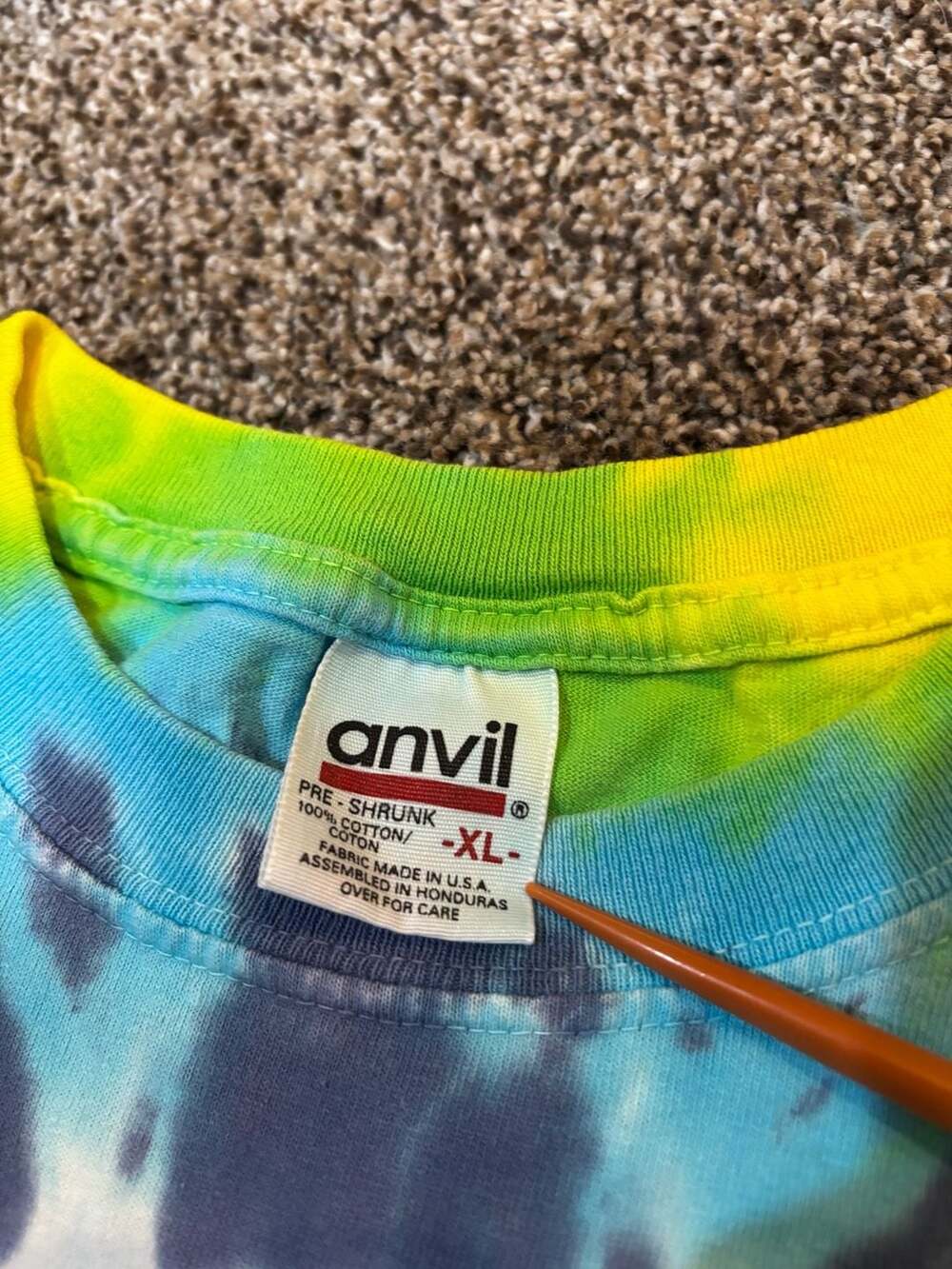 Vintage 1997 Grateful Dead Anrakushi Tie Dye T-Shirt - Picture 5 of 7